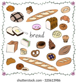 World of Bread Icon Set