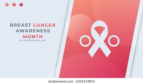 World breast cancer awareness and prevention Day Celebration Vector Design Illustration for Background, Poster, Banner, Advertising, Greeting Card