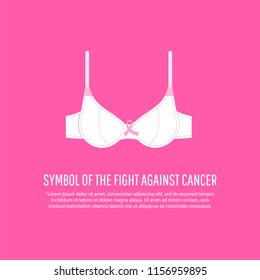 World Breast Cancer Day concept. Vector Illustration.  Mammography