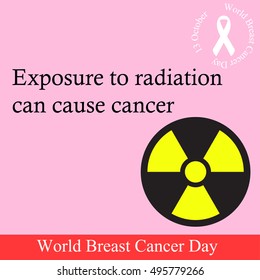 World Breast Cancer day design illustration, remember and prevent