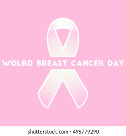 World Breast Cancer day design illustration, remember and prevent