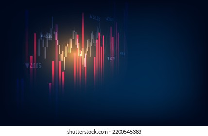 World business graph or chart stock market or forex trading graph in graphic concept suitable for financial investment or Economic trends business,graph candlestick,Abstract background.