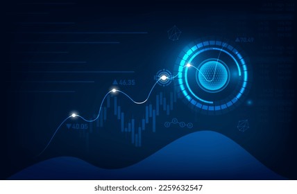 World business graph or chart stock market or forex trading graph in graphic concept suitable for financial investment or Economic trends business,graph candlestick,Abstract background.