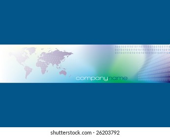 World business header