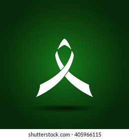 World cancer awareness symbol stock vector illustration