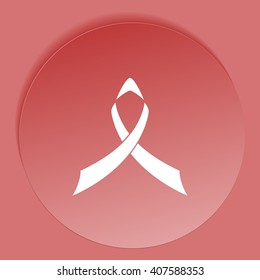 World cancer awareness symbol stock vector illustration