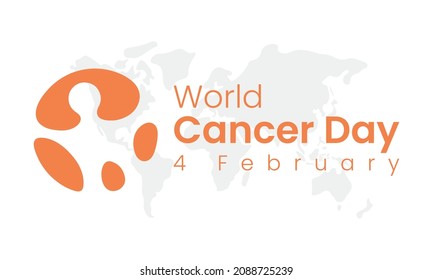 World Cancer Day 4 February. World Cancer Day Vector