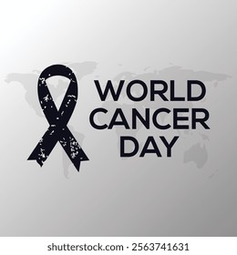 world cancer day. world cancer day awareness banner with purple ribbon. 4 February world cancer day Close the care gap.