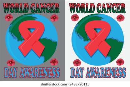 world cancer day awareness design