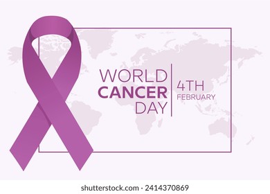 world cancer day background vector free