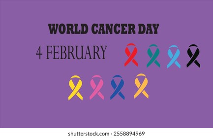World cancer day banner 2025