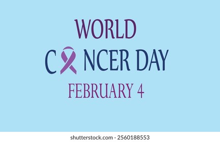 World cancer day banner 2025