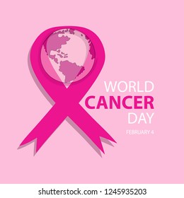 World cancer day concept. February 4