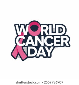 World Cancer Day concept., World Cancer Day February 4th design