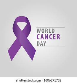 World Cancer Day concept. Vector Illustration