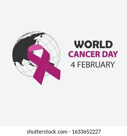 World Cancer Day concept. Vector Illustration