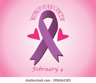 World Cancer Day concept. Vector Illustration