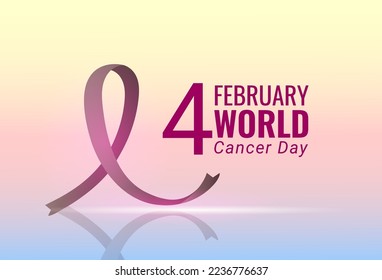 World Cancer Day concept. Vector Illustration