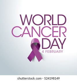 World Cancer Day Concept. Vector Illustration