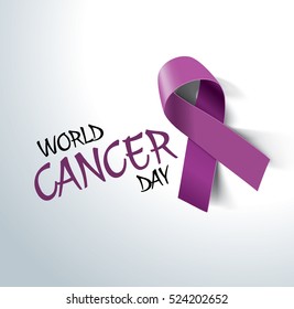 World Cancer Day concept. Vector Illustration