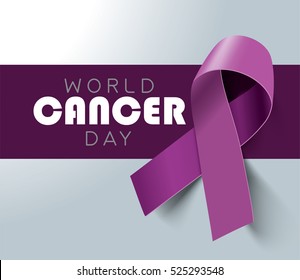 World Cancer Day concept. Vector Illustration