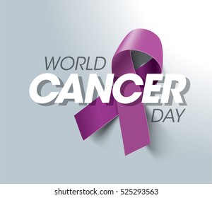 World Cancer Day concept. Vector Illustration