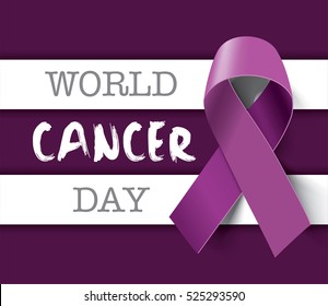 World Cancer Day concept. Vector Illustration