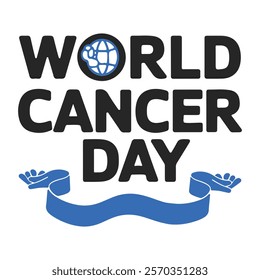 World Cancer Day Design Vector Illustration.