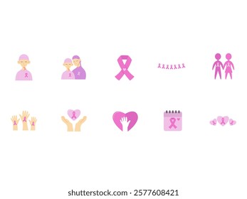 World Cancer Day Element Set