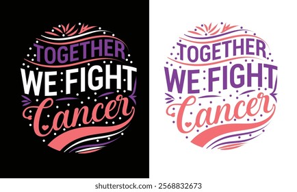 World Cancer Day (February 4) design for t-shirt, bags, mugs, stickers, banner, poster, icon, logo etc. Fully Editable Print Ready Template - Vector.