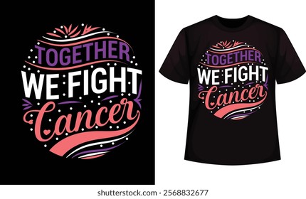 World Cancer Day (February 4) design for t-shirt, bags, mugs, stickers, banner, poster, icon, logo etc. Fully Editable Print Ready Template - Vector.