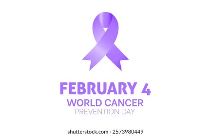 World Cancer Day, February 4. Healthcare and medical concept Vector illustration