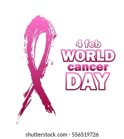 World cancer day. February 4