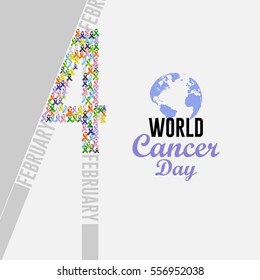 world cancer day in February 4th.