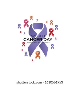 World Cancer Day february vector