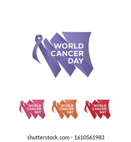 World Cancer Day february vector