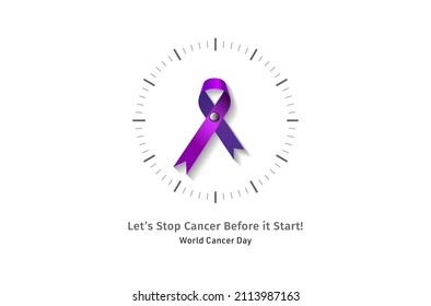 World cancer day or health care banner template