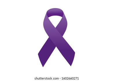 World Cancer Day Icon, Cancer Ribbon symbol, Cancer Day Icon, World Cancer Day  Vector illustration.