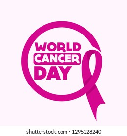 World Cancer Day Illustration Vector