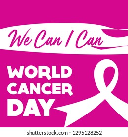 World Cancer Day Illustration Vector