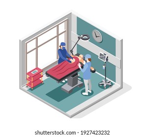 World cancer day isometric concept with medical treatment symbols vector illustration