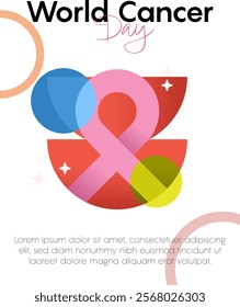 World Cancer Day - Raising Awareness and Promoting Hope Vector Design