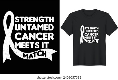 World cancer day t shirt design vector illustration template.