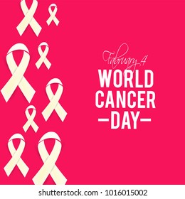 World cancer day vector