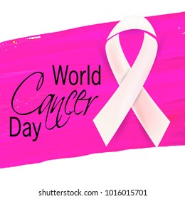 World cancer day vector