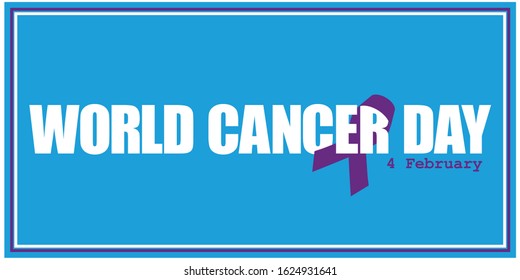world cancer day vector background design