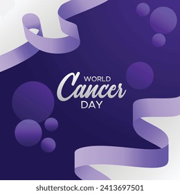 World Cancer Day Vector Design