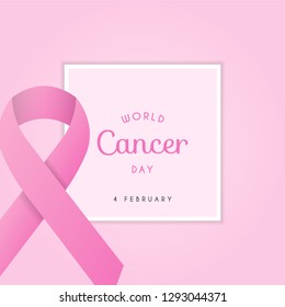 World cancer day. Vector illustration