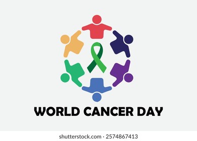 World  Cancer Day vector illustration 