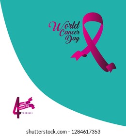 World Cancer Day Vector Template Design Illustration
